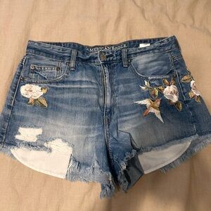 Vintage Hi-Rise Festival American Eagle shorts